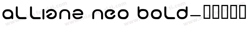 Allianz Neo Bold字体转换
